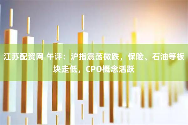 江苏配资网 午评：沪指震荡微跌，保险、石油等板块走低，CPO概念活跃