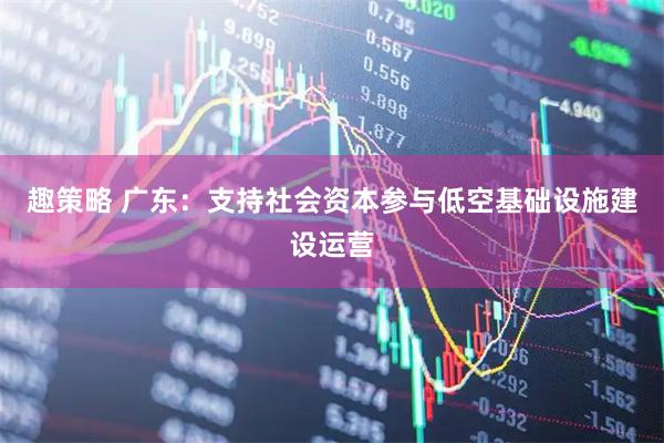 趣策略 广东：支持社会资本参与低空基础设施建设运营