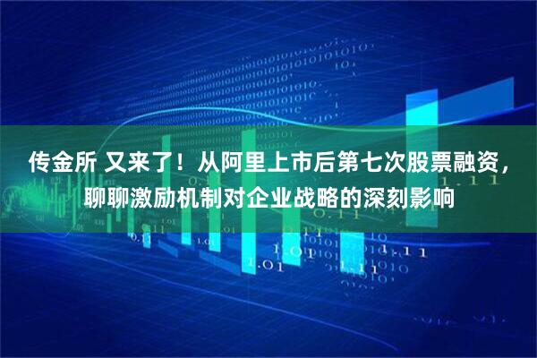 传金所 又来了！从阿里上市后第七次股票融资，聊聊激励机制对企业战略的深刻影响